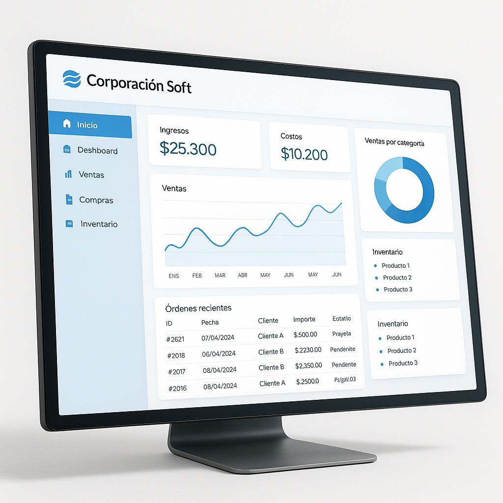 Sistema ERP Corporación Soft